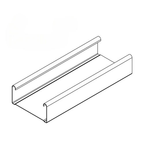 Profilo in metallo - GF 60/27 - Vertebra - a C / per facciata / per porta