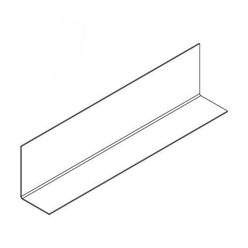 Profilo in metallo - PERIMETRALE - Vertebra - a L / per facciata / per porta