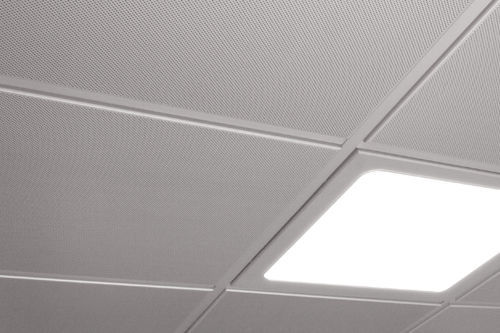 Controsoffitto in acciaio galvanizzato - SEMI VISIO - Vertebra - in alluminio / in pannelli / per ufficio