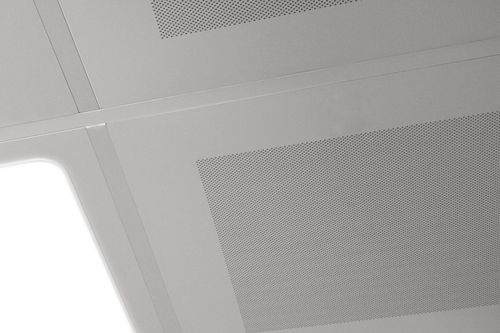Controsoffitto in acciaio galvanizzato - VERT FLAT - Vertebra - in alluminio / in pannelli / per ufficio