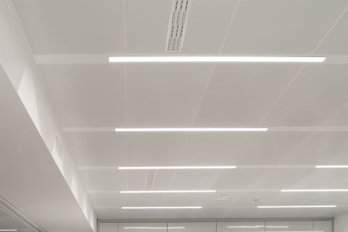 Controsoffitto in acciaio galvanizzato - VERT BANDRASTER - Vertebra - in alluminio / in pannelli / per ufficio