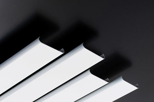 Controsoffitto in acciaio galvanizzato - A - Vertebra - in alluminio / a doghe / da interno