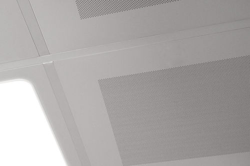 Controsoffitto in acciaio - VERT FLAT - Vertebra - in alluminio / in pannelli / per ufficio