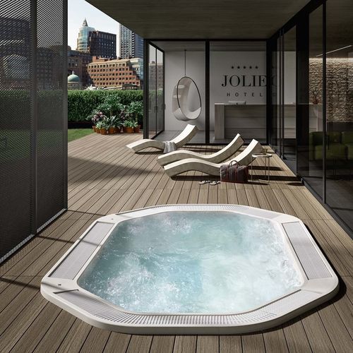 Spa da incasso - BEVERLY - Albatros - ottagonale / 10 posti / in poliuretano