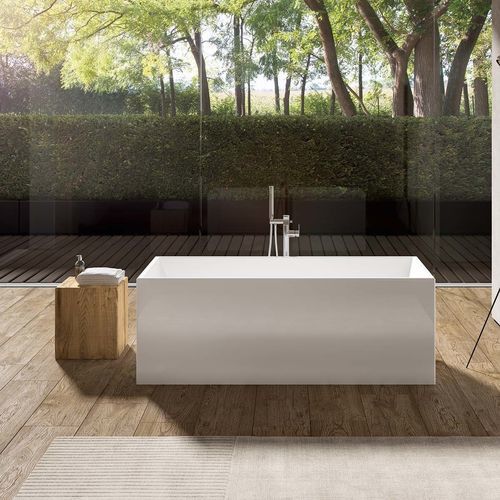 Vasca da bagno ad isola - IDEA F - Albatros - per ambiente abitativo / in acrilico / contemporanea