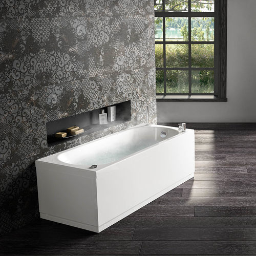 Vasca da bagno filomuro - IDEA 147 - Albatros - per ambiente abitativo / in acrilico / contemporanea