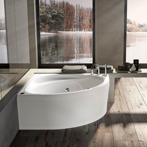 Vasca da bagno d'angolo - IDEA 140 - Albatros - per ambiente abitativo / in acrilico / non specificato