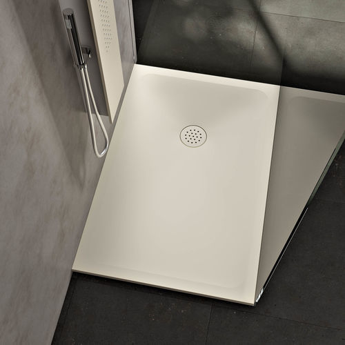 Piatto doccia rettangolare - MASTER - Albatros - rasoterra / da appoggio / in Solid Surface