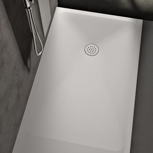 Piatto doccia rettangolare - MASTER PLUS - Albatros - rasoterra / da appoggio / in Solid Surface
