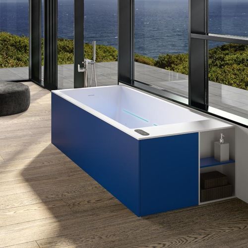 Vasca da bagno integrata - TARIM - Albatros - per ambiente abitativo / in Solid Surface / contemporanea