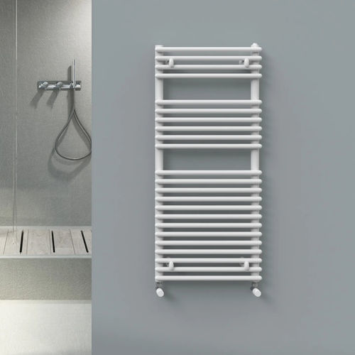 Scaldasalviette ad acqua calda - IRIDIO - Radiators - design minimalista / in acciaio / bianco