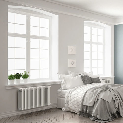 Radiatore ad acqua calda - MULTICOLONNA 5 - Radiators - contemporaneo / in acciaio / grigio