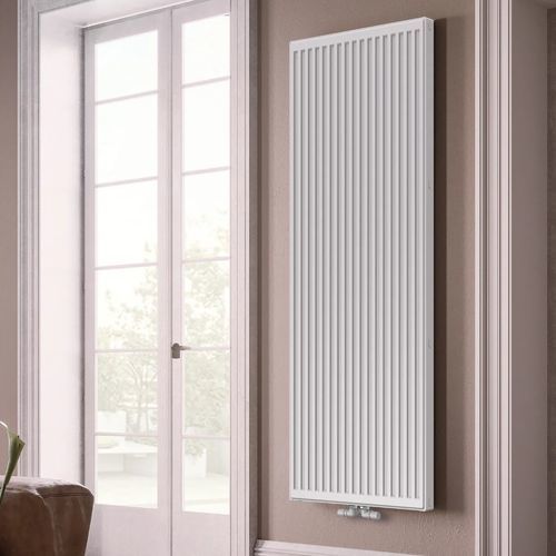 Radiatore ad acqua calda - PLATTELLA C6 - Radiators - classico / in acciaio / grigio