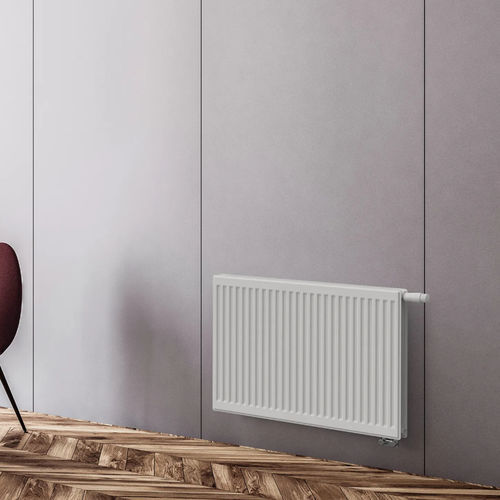 Radiatore ad acqua calda - PLATTELLA V6 IGIENE - Radiators - contemporaneo / in acciaio / bianco