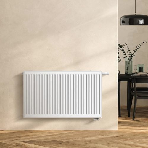 Radiatore ad acqua calda - PLATTELLA V8 - Radiators - contemporaneo / in acciaio / grigio