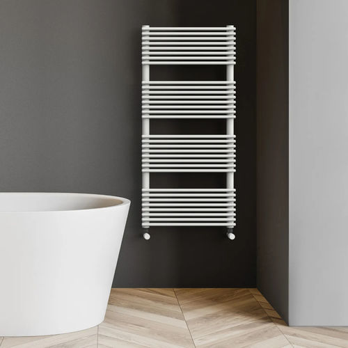 Scaldasalviette ad acqua calda - STRING - Radiators - contemporaneo / in acciaio / grigio
