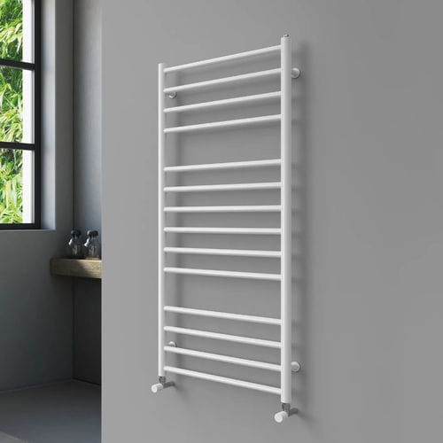 Scaldasalviette ad acqua calda - UNIQUE - Radiators - design minimalista / in acciaio / grigio