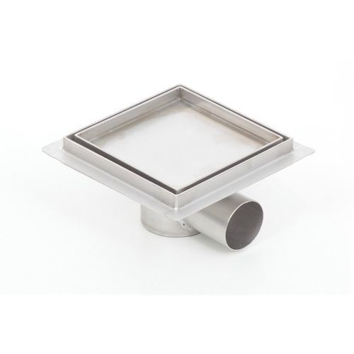 Piletta in acciaio inossidabile - Inza Inox S.L. - per stanza da bagno / con griglia / orizzontale