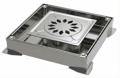 Sportello d'ispezione per pavimento - Inza Inox S.L. - quadrato / in acciaio inossidabile / ad incasso