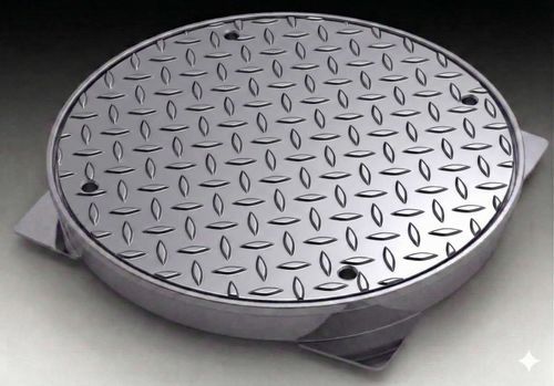 Chiusino in acciaio inossidabile - Inza Inox S.L. - rotondo / prefabbricato / A15