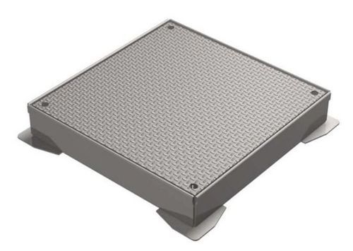 Chiusino in acciaio galvanizzato - Inza Inox S.L. - quadrato / D400 / A15
