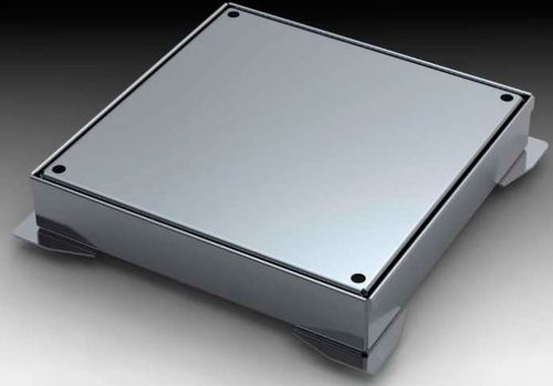 Chiusino in acciaio galvanizzato - Inza Inox S.L. - quadrato / A15 / B125