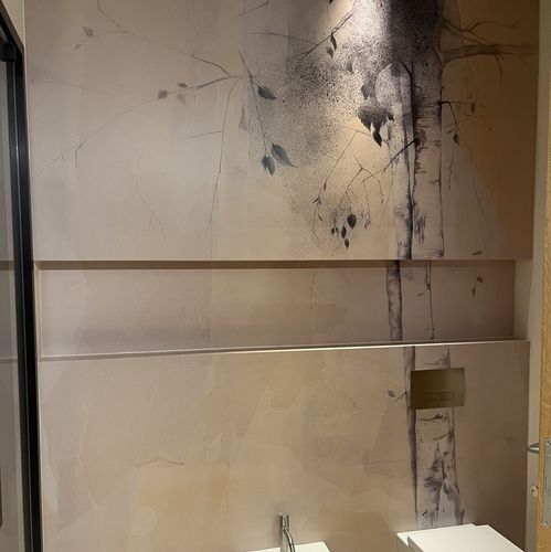 Pannello di rivestimento - IRIALUX WALL with BETULLA ACQUATICA by FLAVIA DECARLI - IRIAL - per soffitto / per interni / da parete