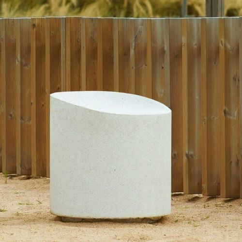Sgabello contemporaneo - UTAR 2 - RYM URBAN FURNITURE, S.L. - in calcestruzzo / con supporto in calcestruzzo / luminoso