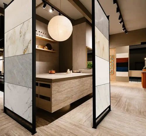 Espositore per piastrelle per lastra - FRAME MOCKUP - ETALAGE - per lastre di pietra / per campioni / per realizzazione di mosaici