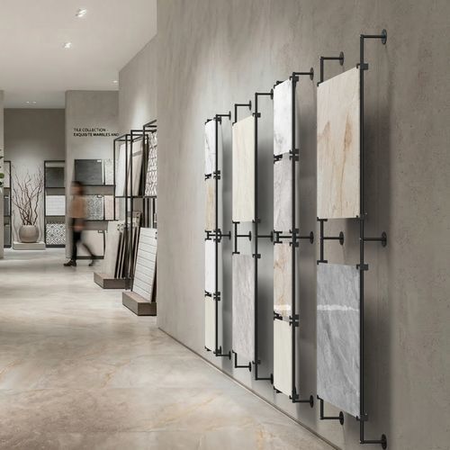 Espositore per piastrelle per lastre di pietra - FLEXIWALL - ETALAGE - per campioni / per realizzazione di mosaici / per fiera