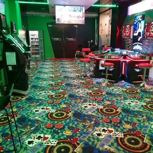 Moquette bouclé - ROULETTE ORIGINAL - Casino Carpets S.L. - in nylon / contract / con motivi geometrici