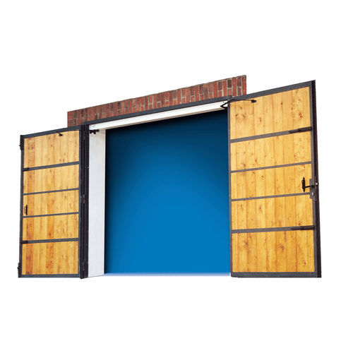 Porta sezionale laterale per garage - S/BG - Ancellotti Elettromeccanica - in acciaio / in alluminio estruso / in alluminio preverniciata