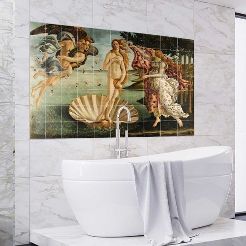 Piastrella in porcellana - BIRTH OF VENUS - Tempera Art Design - con motivo stampato / da interno / per interni
