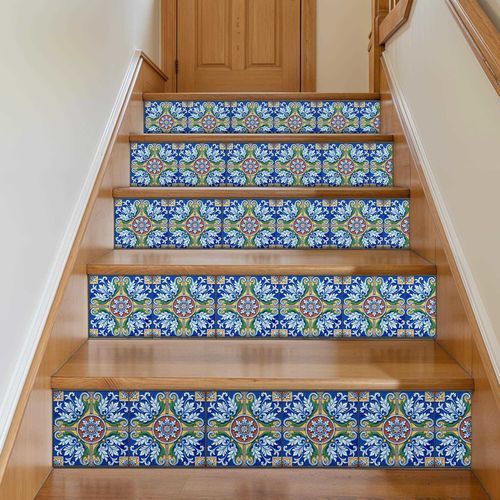 Piastrella in porcellana - MEXICAN TALAVERA  - Tempera Art Design - lucida / da interno / per ingresso