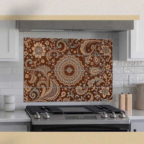 Pannello retrocucina in ceramica - 206066 - Tempera Art Design - in marmo / in porcellana / a motivi