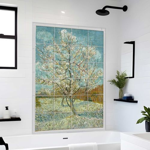 Piastrella in porcellana - PEACH TREE - Tempera Art Design - in marmo / lucida / da interno