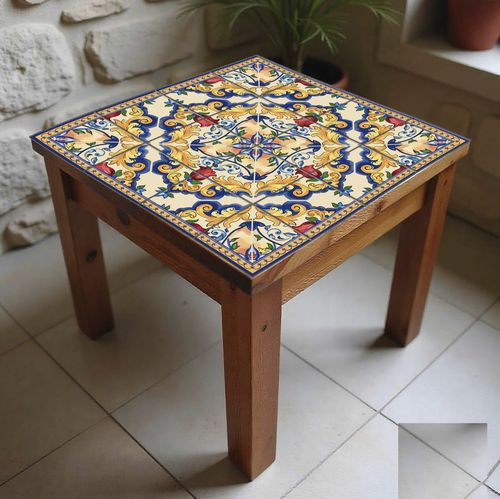 Piano per tavolo in porcellana - 206757 - Tempera Art Design - resistente agli UV / contract / multicolore