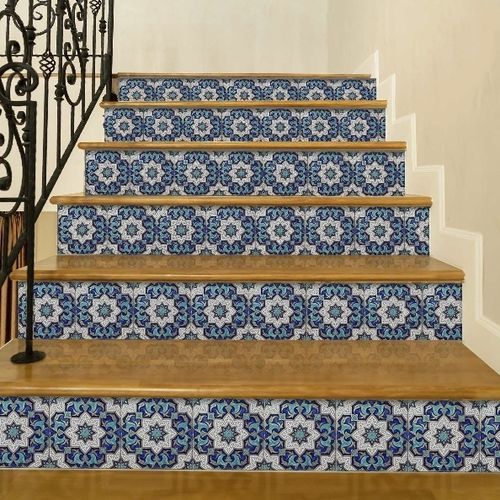Piastrella in porcellana - MOROCCAN - Tempera Art Design - in ceramica / dipinta a mano / per interni
