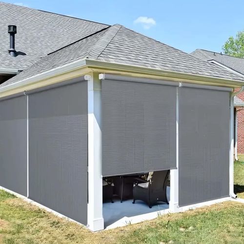 Tenda avvolgibile a rullo - CLASSIC - Covers & All - per pergola / per esterno / in tessuto