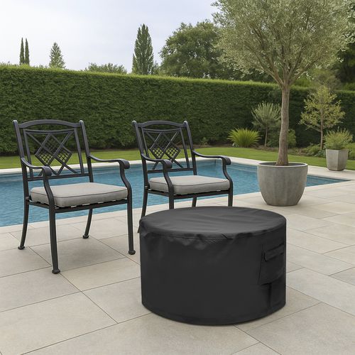 Telo di protezione per tavolo - CUSTOM ROUND OTTOMAN - Covers & All - in poliestere / in PVC / in poliuretano