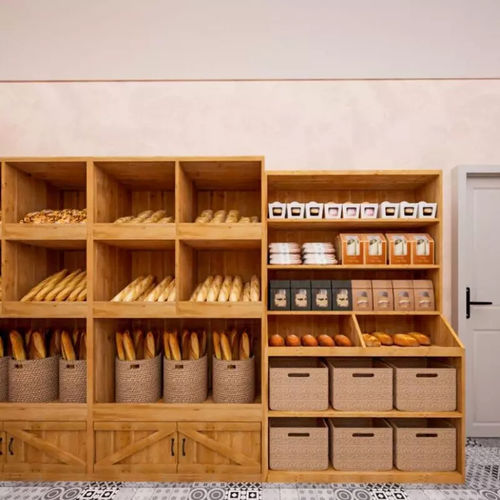Scaffale contemporaneo - ET04754 - Tradis Design - in legno massiccio / per panetteria / per pasticceria