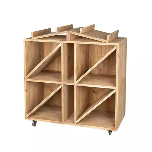 Espositore portabottiglie - CO04340F - Tradis Design - in legno massiccio / unilaterale / 6 ripiani