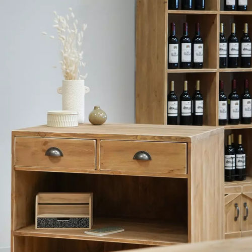 Credenza contemporanea - CO04331 - Tradis Design - in legno massiccio / con ripiano / con cassetti