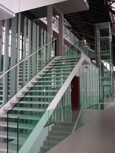 Paravento da terrazza moderno - 23 - Infiniglass - in vetro / contract / per barca