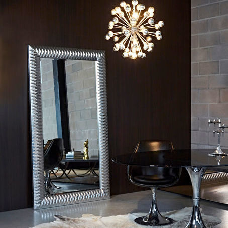 Specchio a muro - 30 - Infiniglass - per hotel / per zona reception / per edifici pubblici