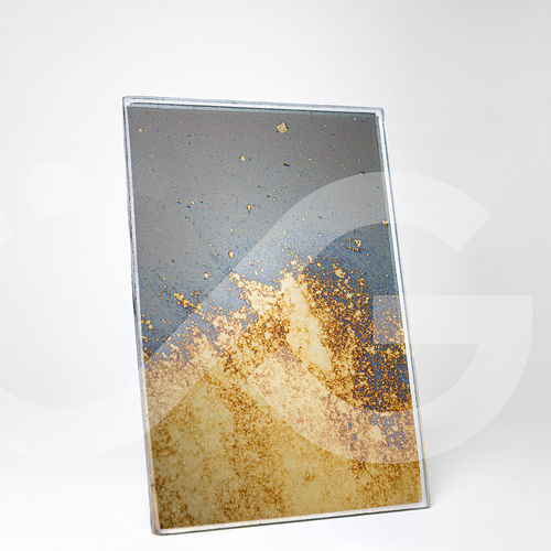Specchio a muro - Infiniglass - non specificato / blu / aspetto bronzo