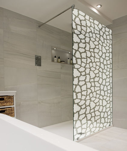Pellicola decorativa per superfici - Motif peau de girafe stylisé - Infiniglass - per applicazione su vetro / non specificato / a motivi