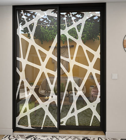 Pellicola decorativa per mobile - RÉSILLE MODERNE - Infiniglass - per porta a vetri / per parapetto / per interni