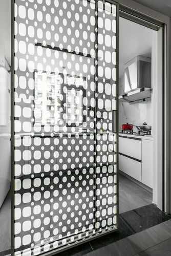 Pellicola decorativa per mobile - POIS CARRÉS - Infiniglass - per interni / per parete / per applicazione su vetro