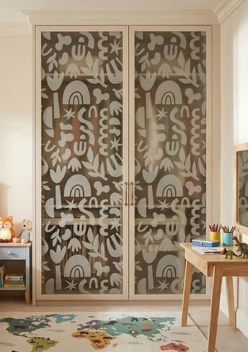 Pellicola decorativa per porta - FORMES ORGANIQUES - Infiniglass - per facciate / per interni / per parete